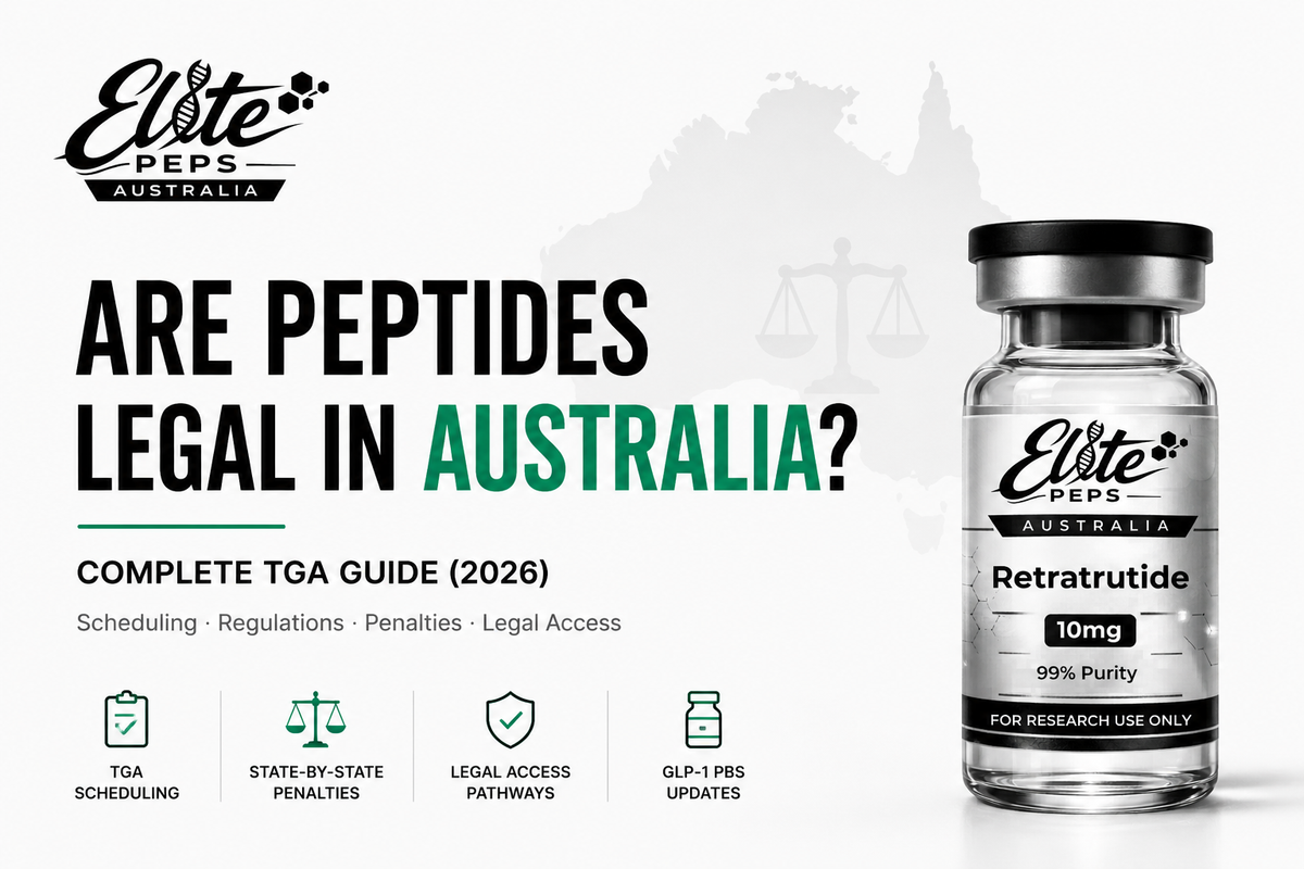 Are Peptides Legal in Australia? Complete TGA Guide (2026)