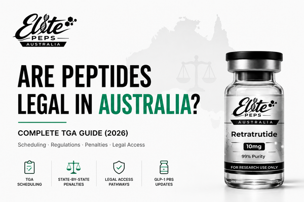Are Peptides Legal in Australia? Complete TGA Guide (2026)