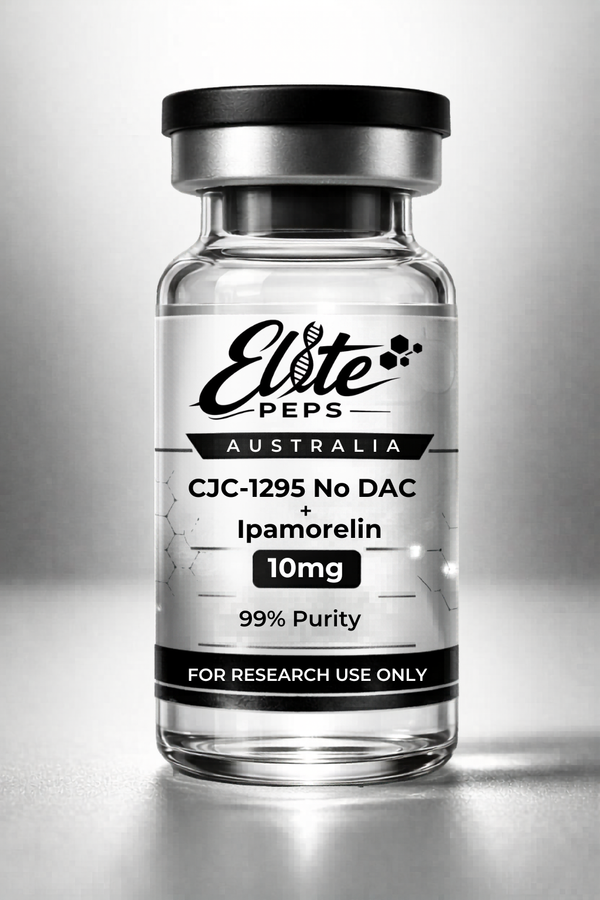 CJC-1295 No DAC + Ipamorelin 10mg (5mg/5mg Blend) | HPLC Verified | Elite Peps Australia